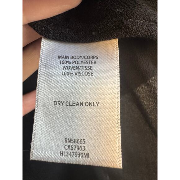 Trouvé Black Sequin Short Sleeve Top Layered Party Blouse Size Small - Picture 5 of 6